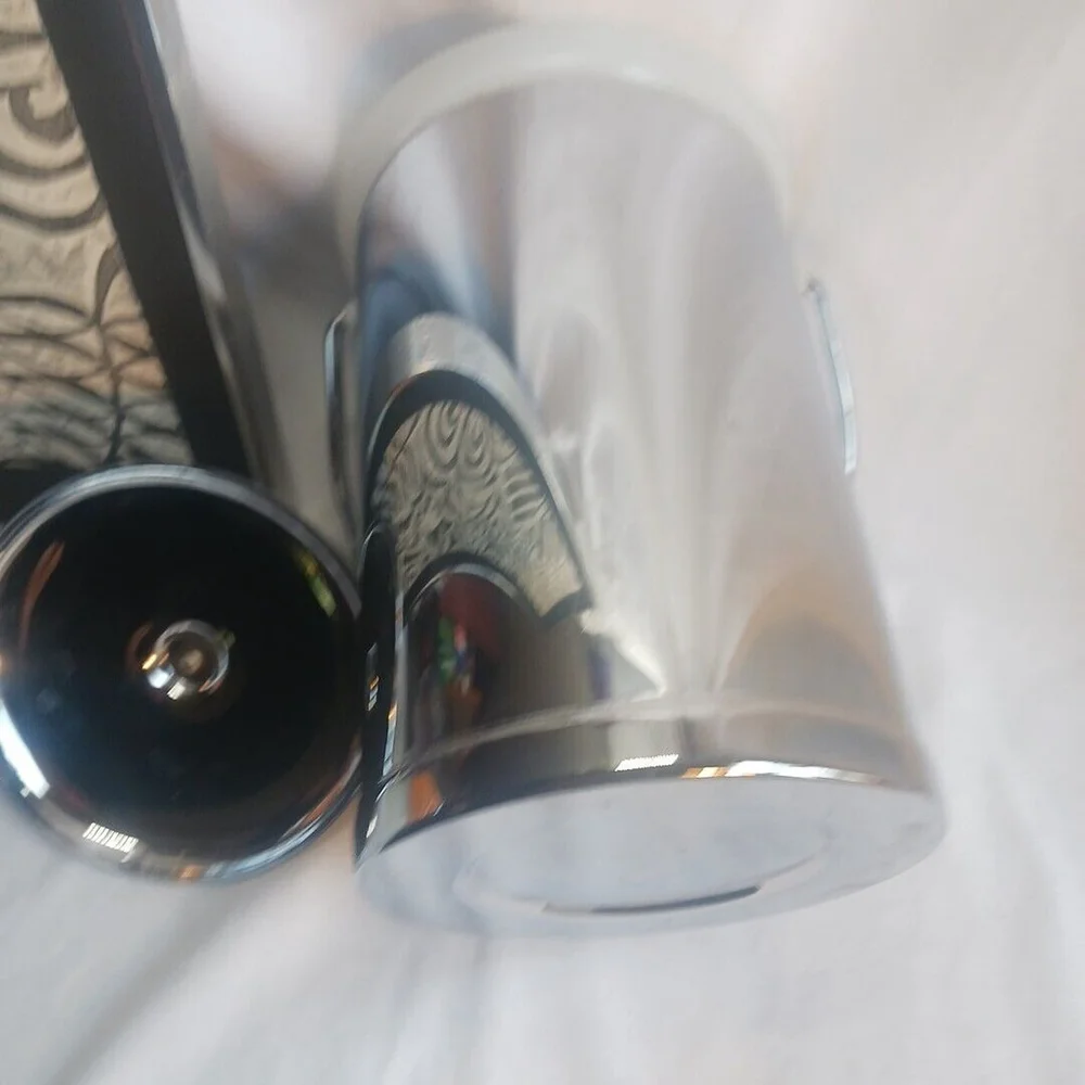 Kromex Chrome Ice Bucket Silver Lid MCM 60s